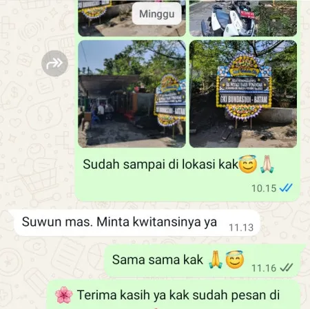 Pengiriman Papan Bunga Duka Candigugur Bawang